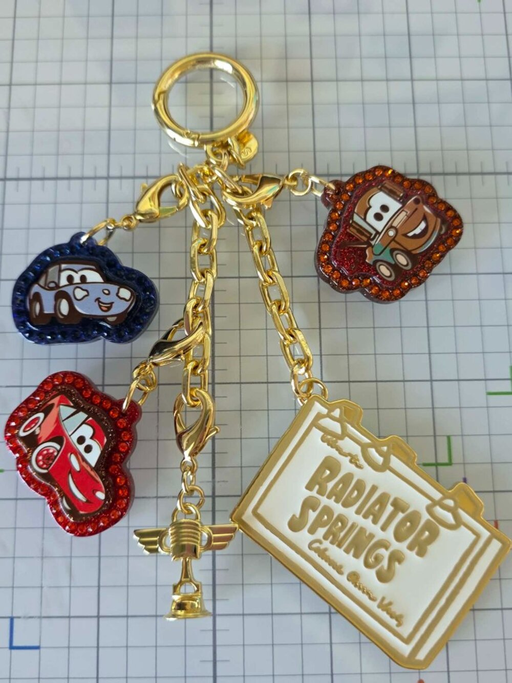 Disney Pixar Cars Cars Bag Charm Cluster